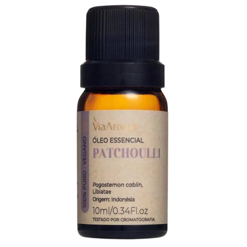 ÓLEO ESSENCIAL DE PATCHOULLI 10ML - VIA AROMA