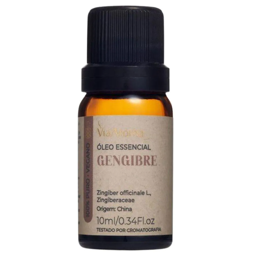 ÓLEO ESSENCIAL DE GENGIBRE 10ML - VIA AROMA