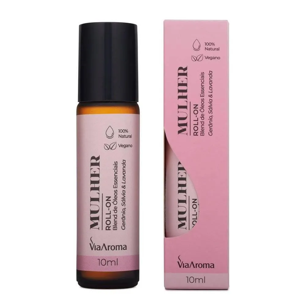ROLL ON MULHER 10ML - VIA AROMA