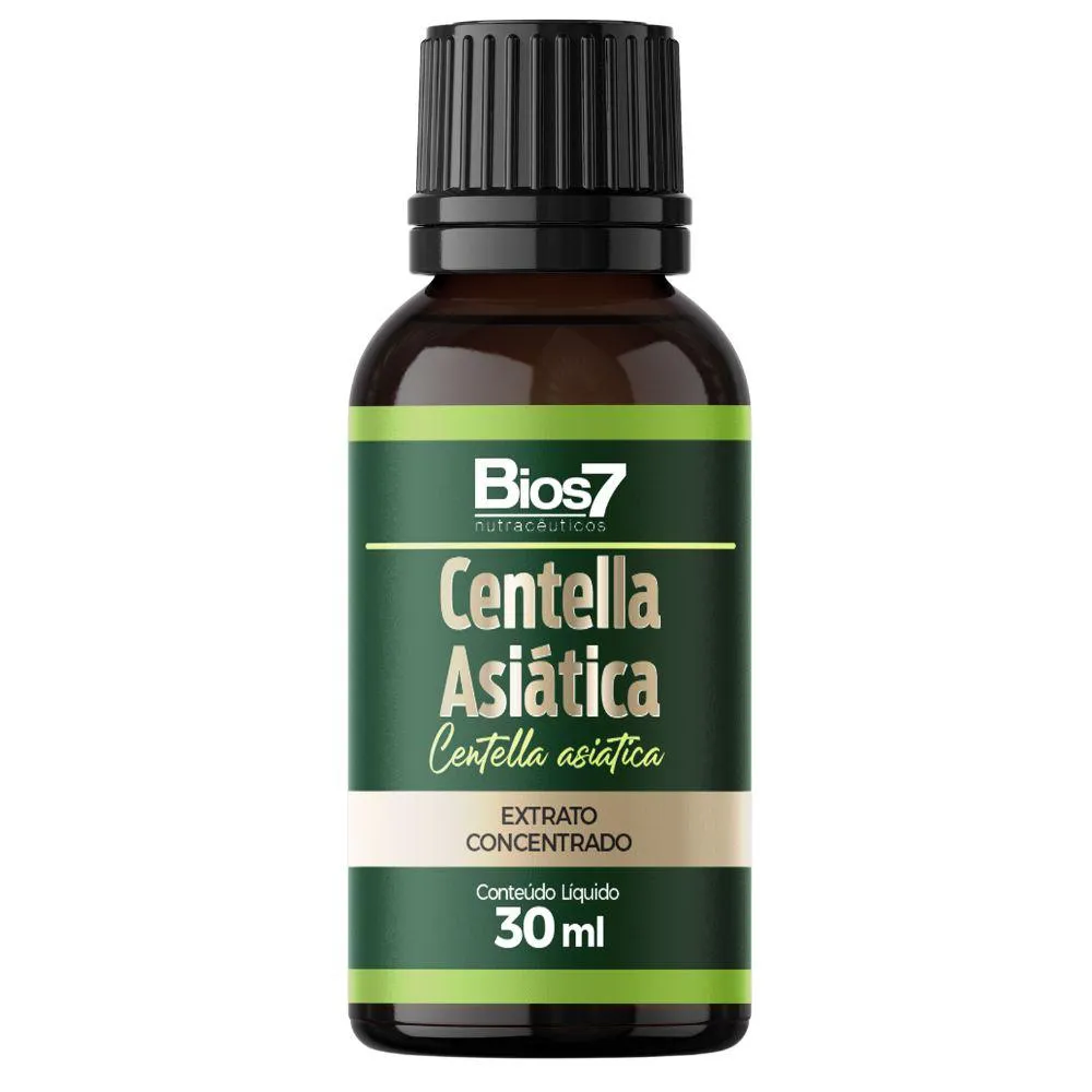 CENTELLA ASIáTICA EM GOTAS EXTRATO CONCENTRADO 30ML - BIOS7