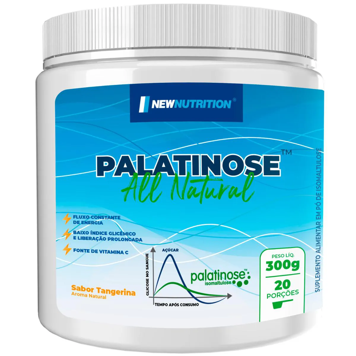 Palatinose Newnutrition Tangerina 300g 