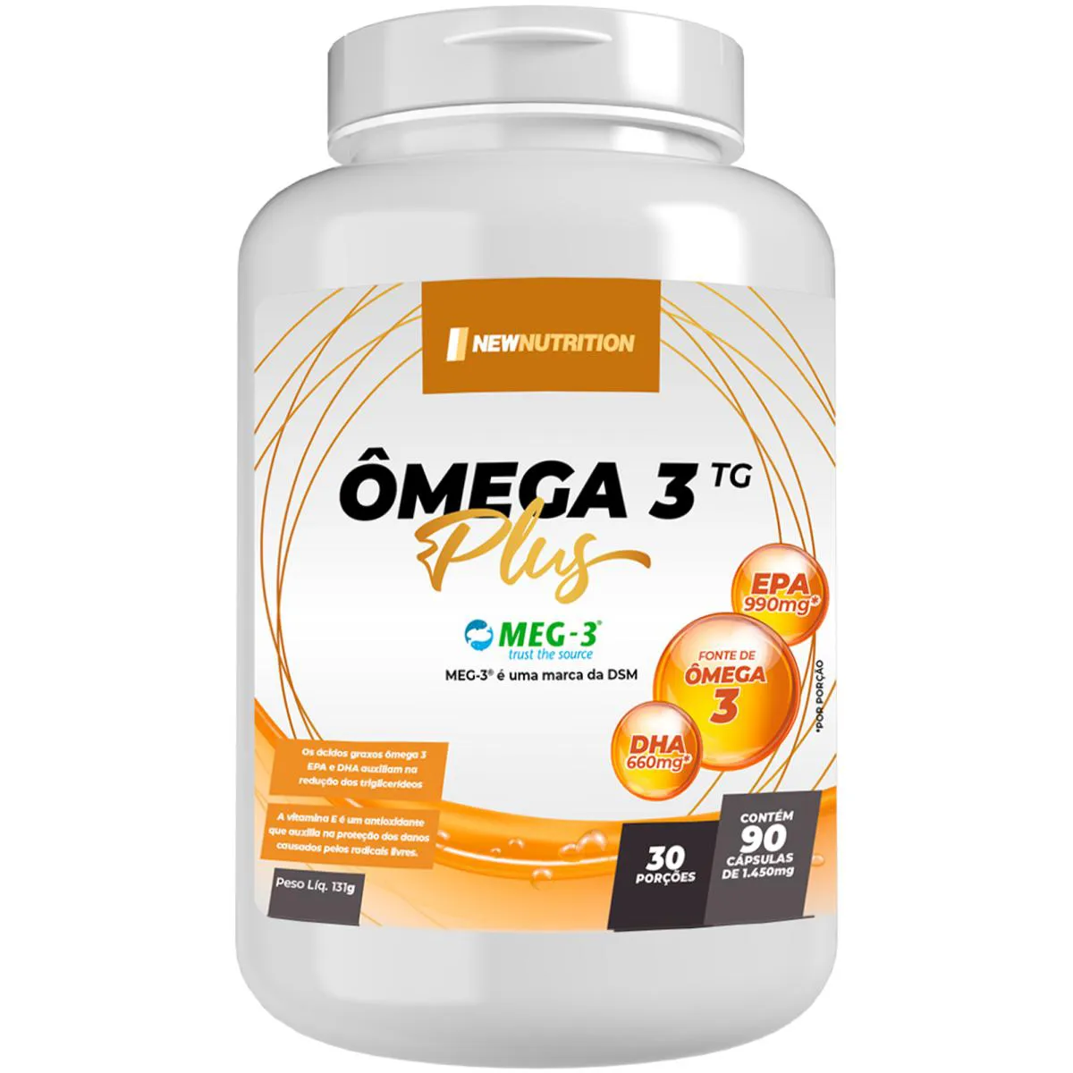 OMEGA 3 PLUS MEG-3 TG 990/660 90 CAPS 90 CápsulasNatural Natural