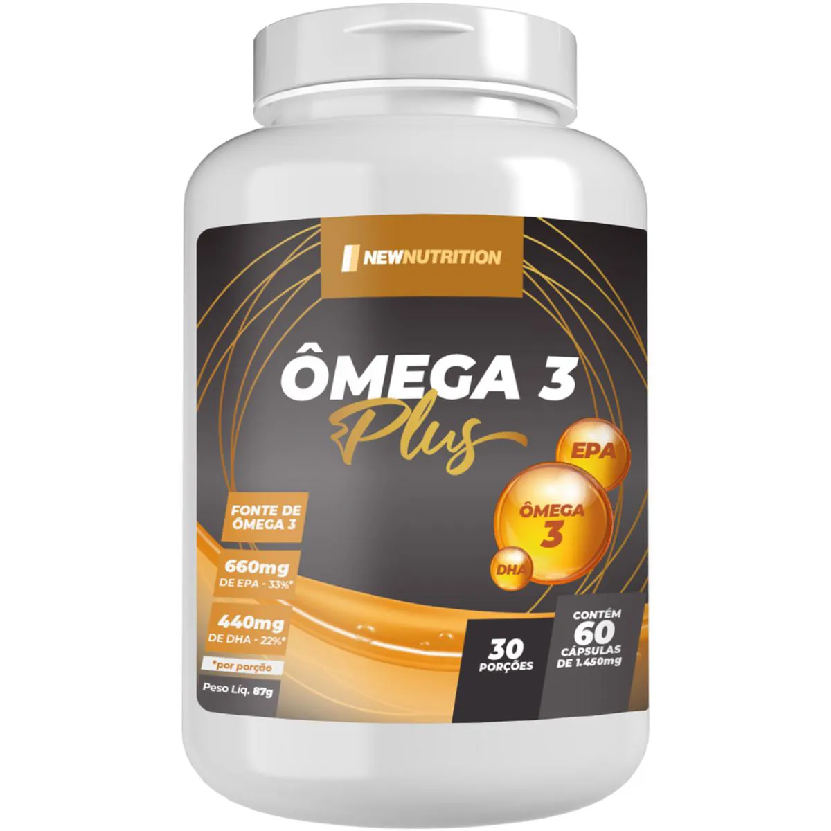 OMEGA 3 PLUS 60CAPS 60 CápsulasNatural Natural