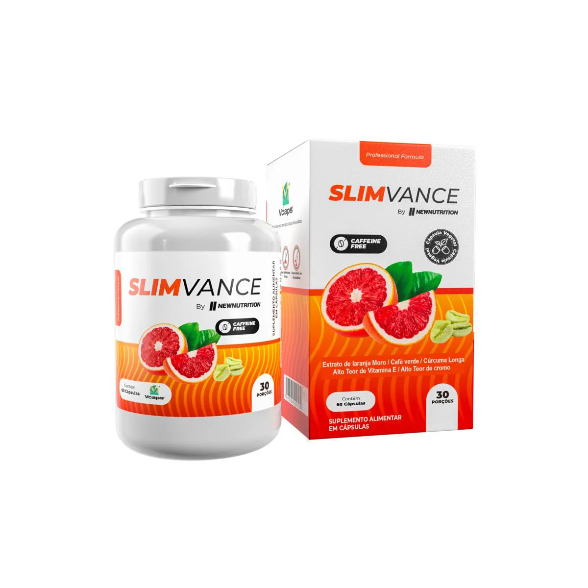 SLIMVANCE SEM CAFEINA 60 CAPSULAS 60 Cápsulas Natural