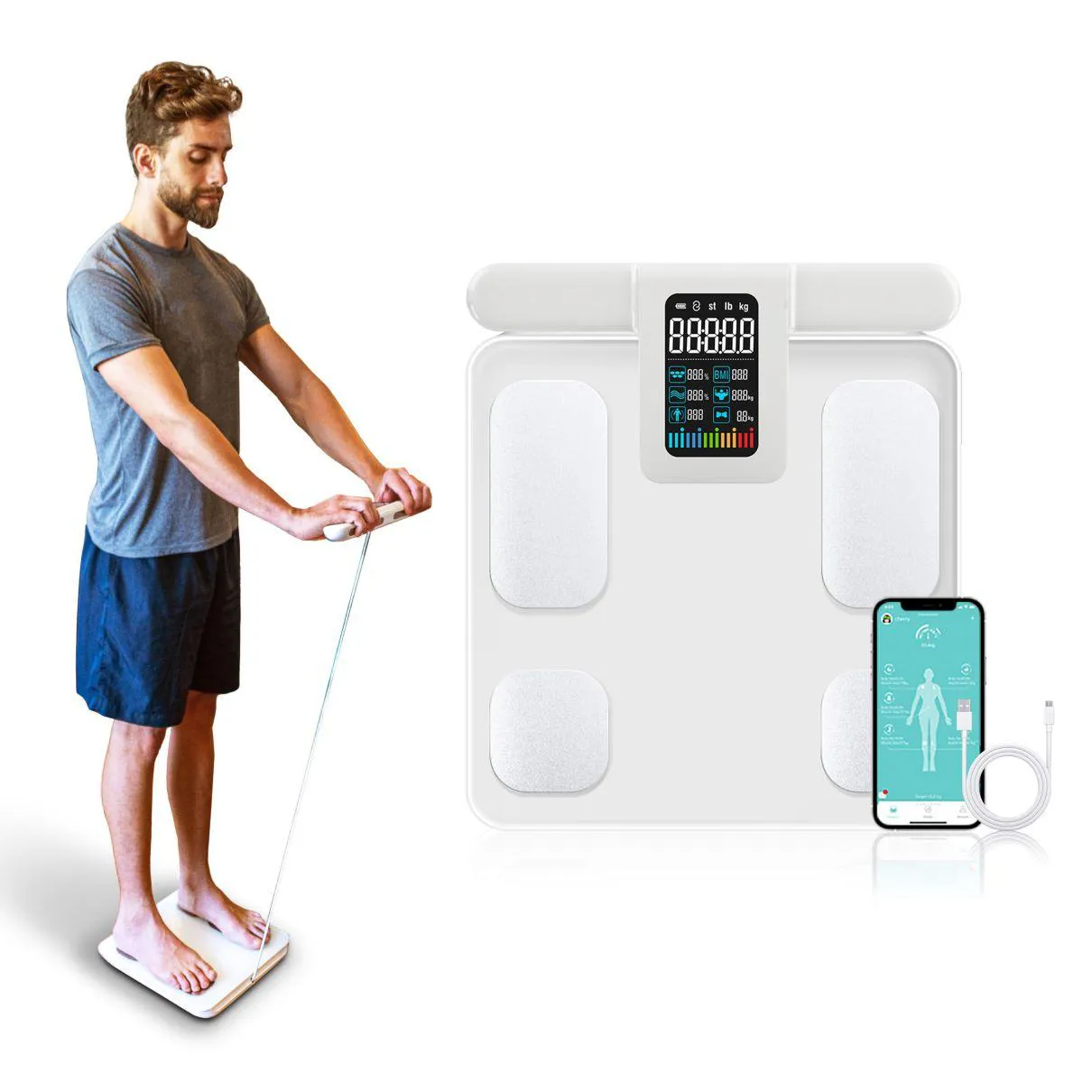 Balança De Bioimpedância Bodyscan Pro Relaxmedic