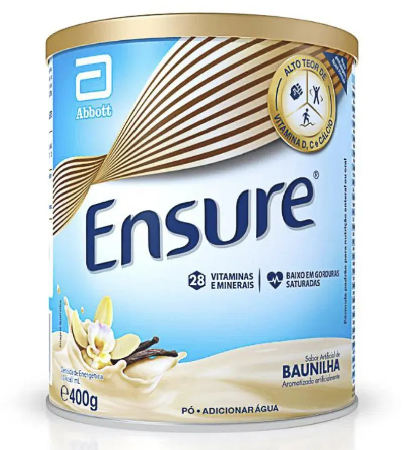 SUPLEMENTO NUTRICIONAL ENSURE BAUNILHA 400G ENSURE 400G