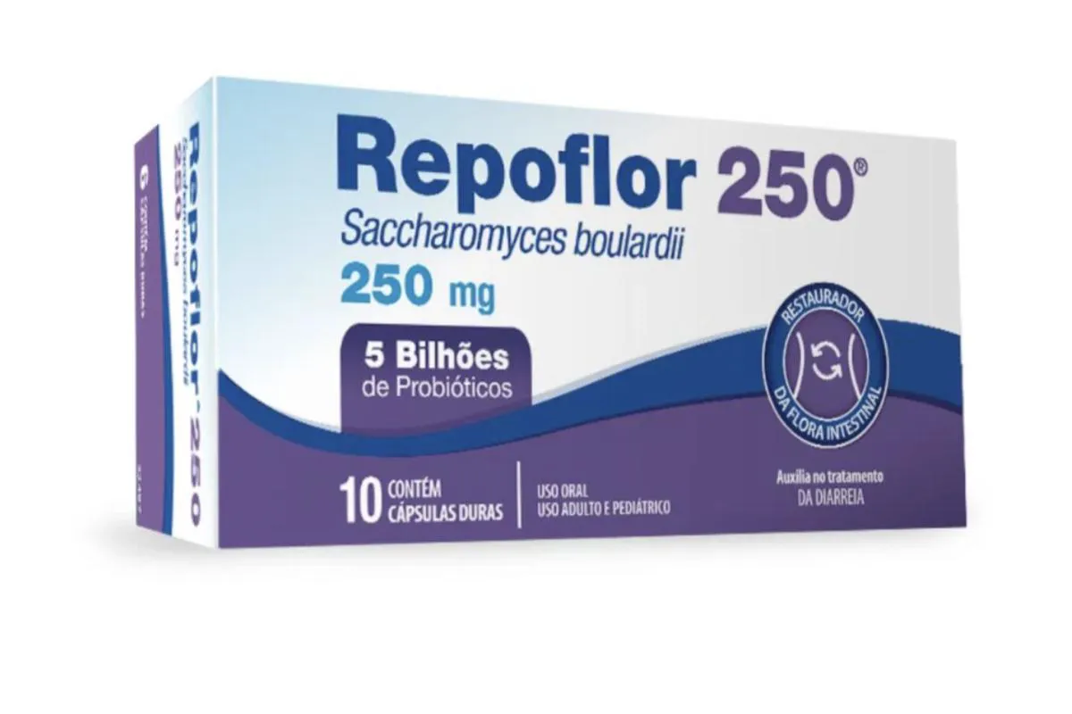 REPOFLOR 250 MG 10 CA RESTAURADOR DA FLORA INTESTINAL | Drogasil