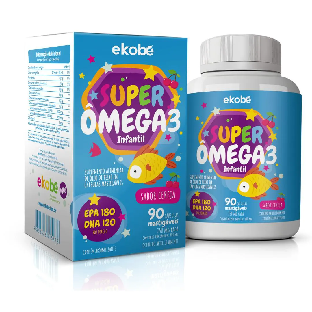 ÔMEGA 3 INFANTIL 90 CáPS - EKOBé
