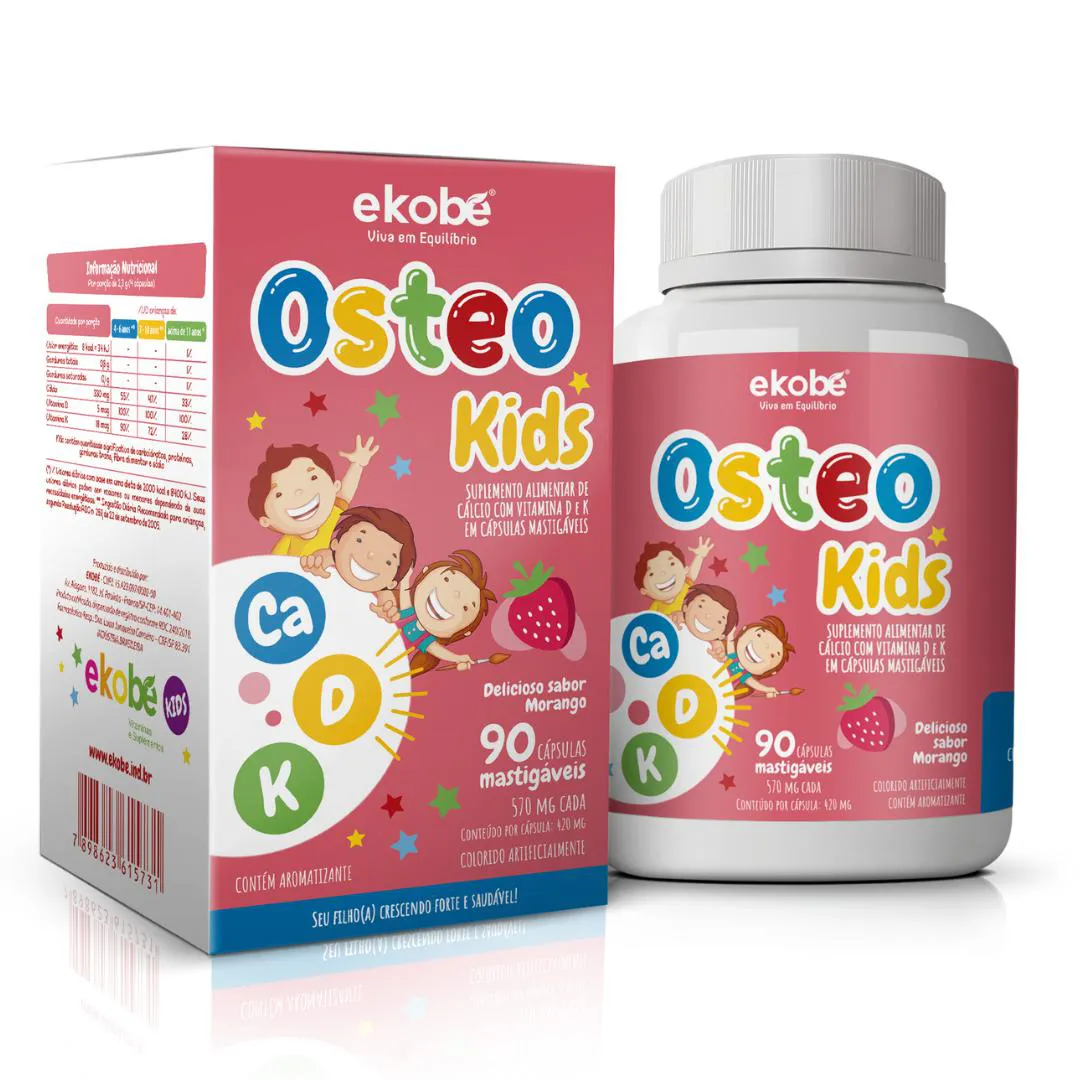 OSTEO KIDS 90 CáPS - EKOBé