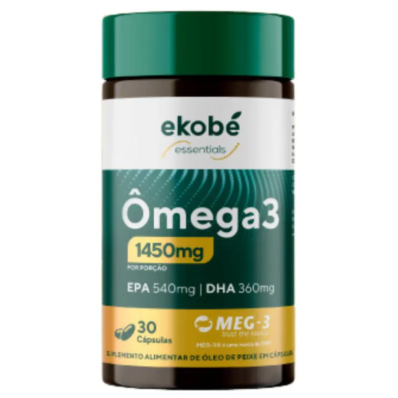 ÔMEGA 3,  540/360 G NA DOSE 30 CáPS - EKOBé