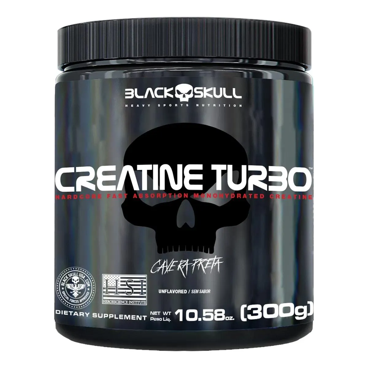 CREATINE TURBO 300G (CREATINA) - BLACK SKULL