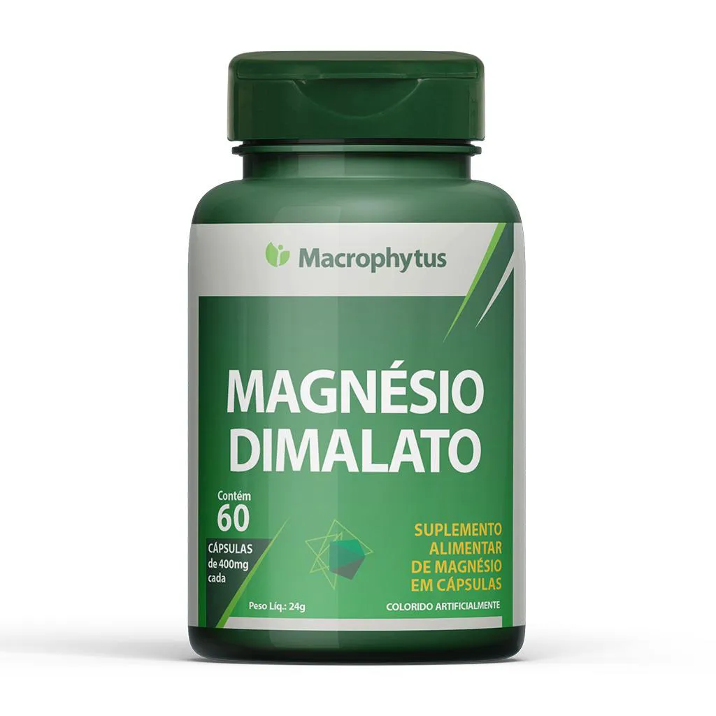 Magnésio Dimalato 400mg 60 Cápsulas | Drogasil