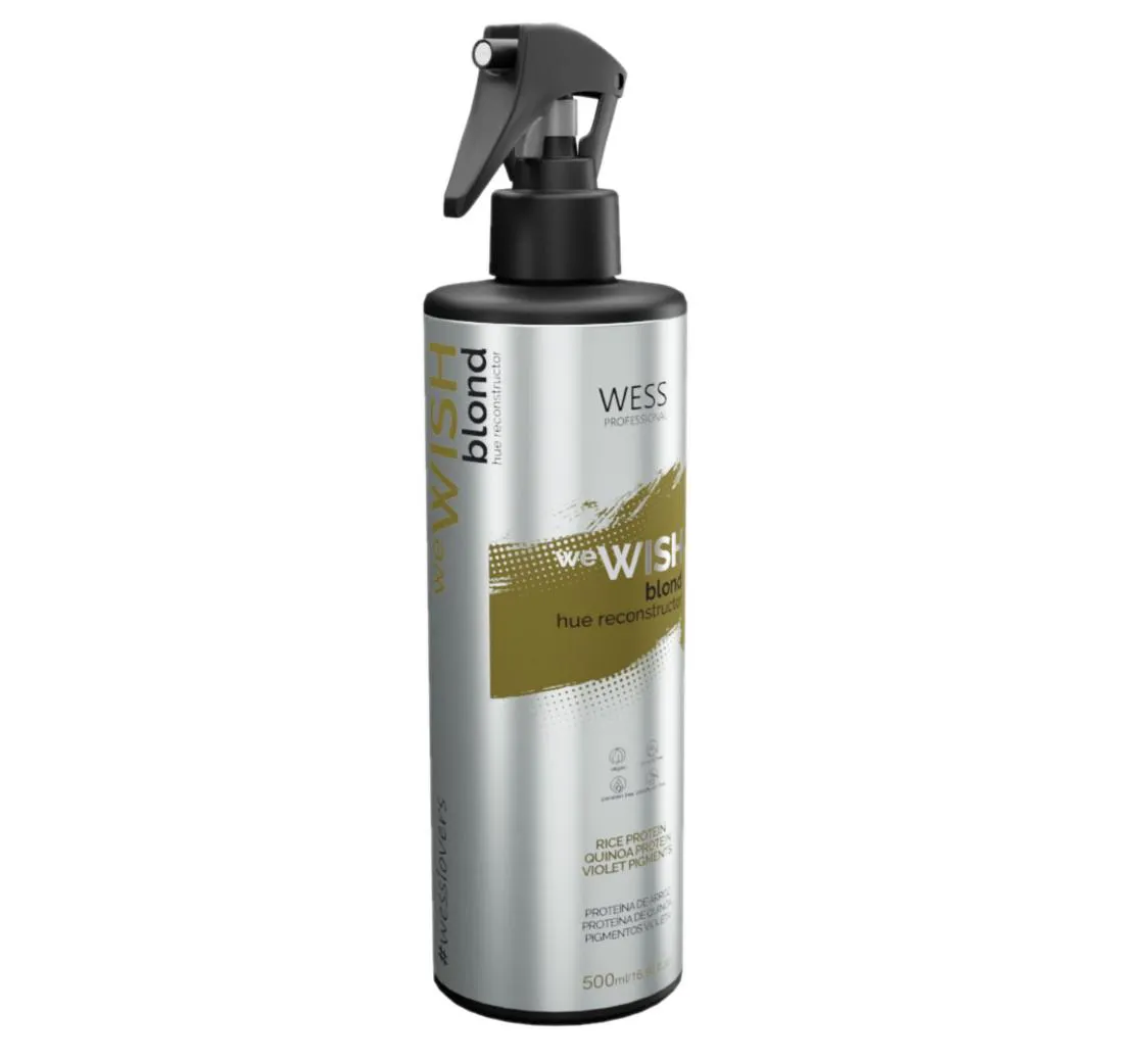 Shampoo Matizador Wess We Wish Reconstrutor Blond 500ml