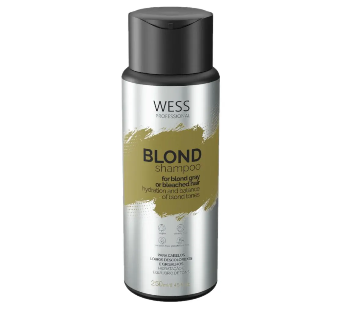 Shampoo Matizador Wess Blond Nutrição 250ml