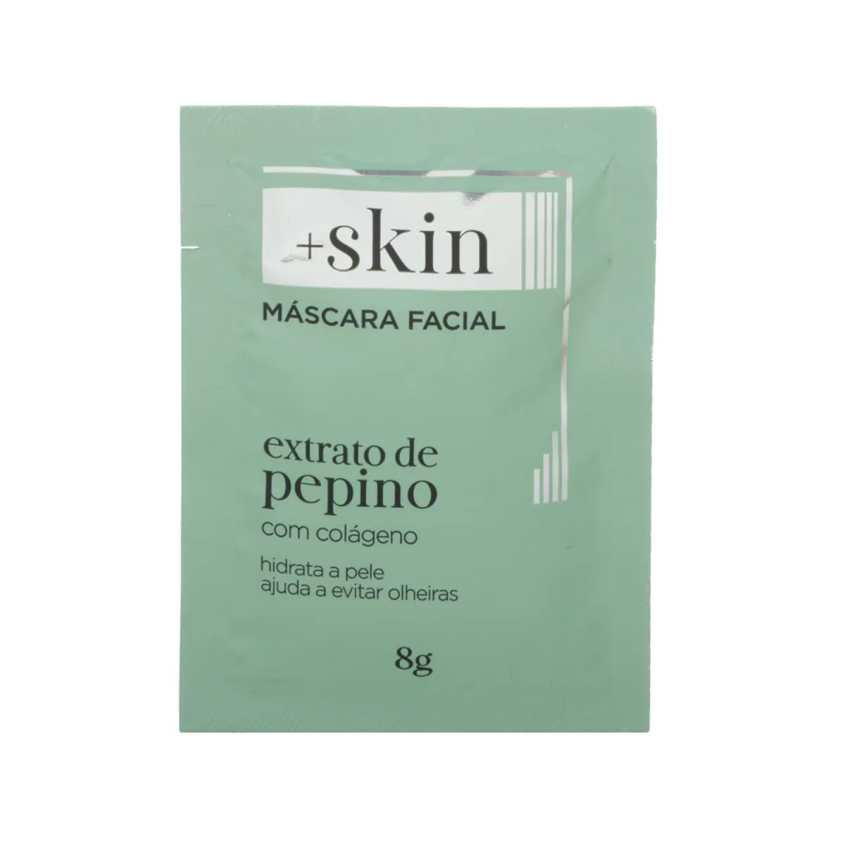 MáSCARA FACIAL EXTRATO DE PEPINO MAISSKIN 8G