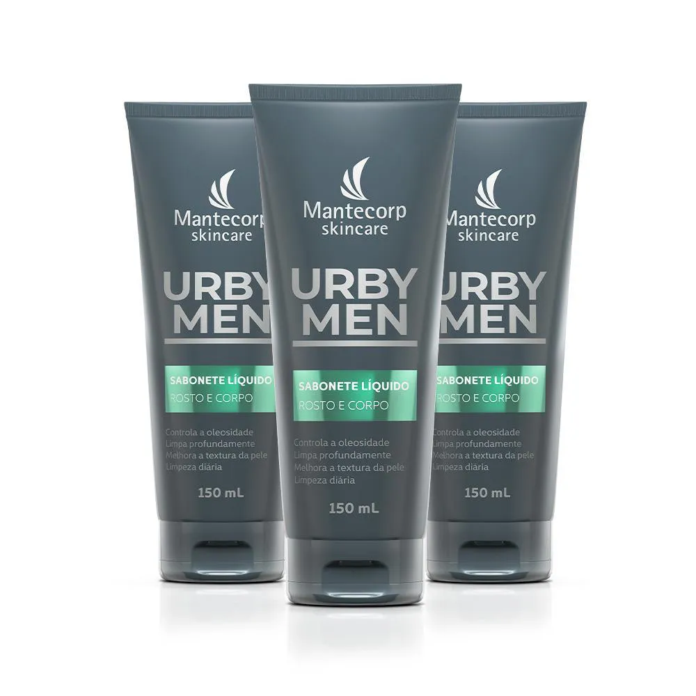 3 URBY MEN SAB LIQ CORPO ROSTO BG 150