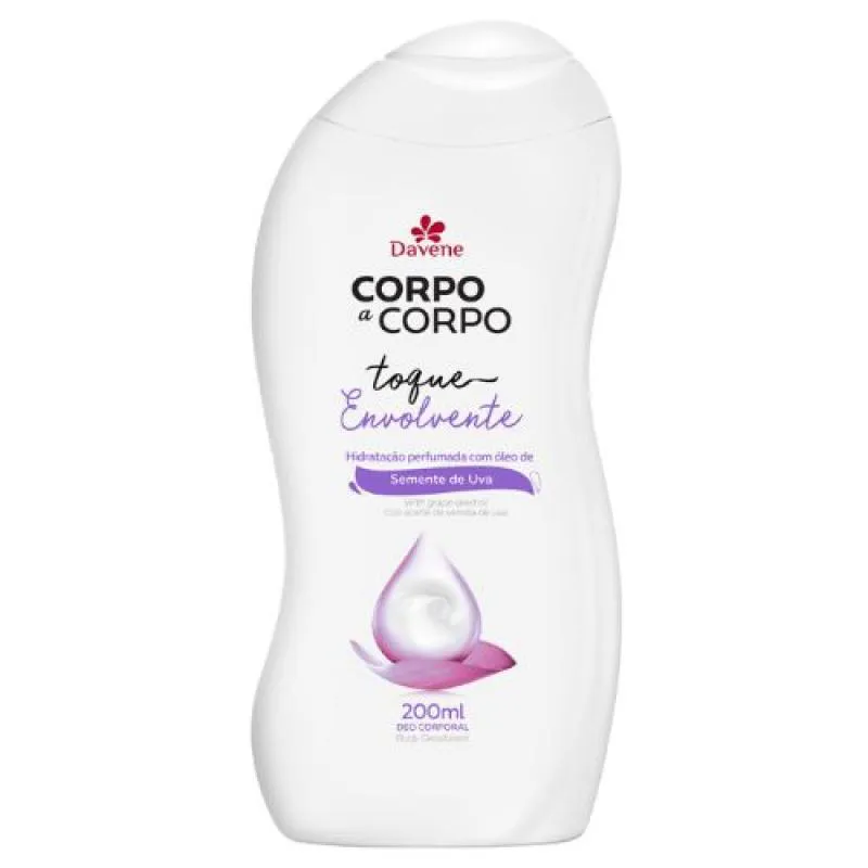 LOçãO HIDRATANTE ENVOLVENTE CORPO A CORPO 200ML - DAVENE