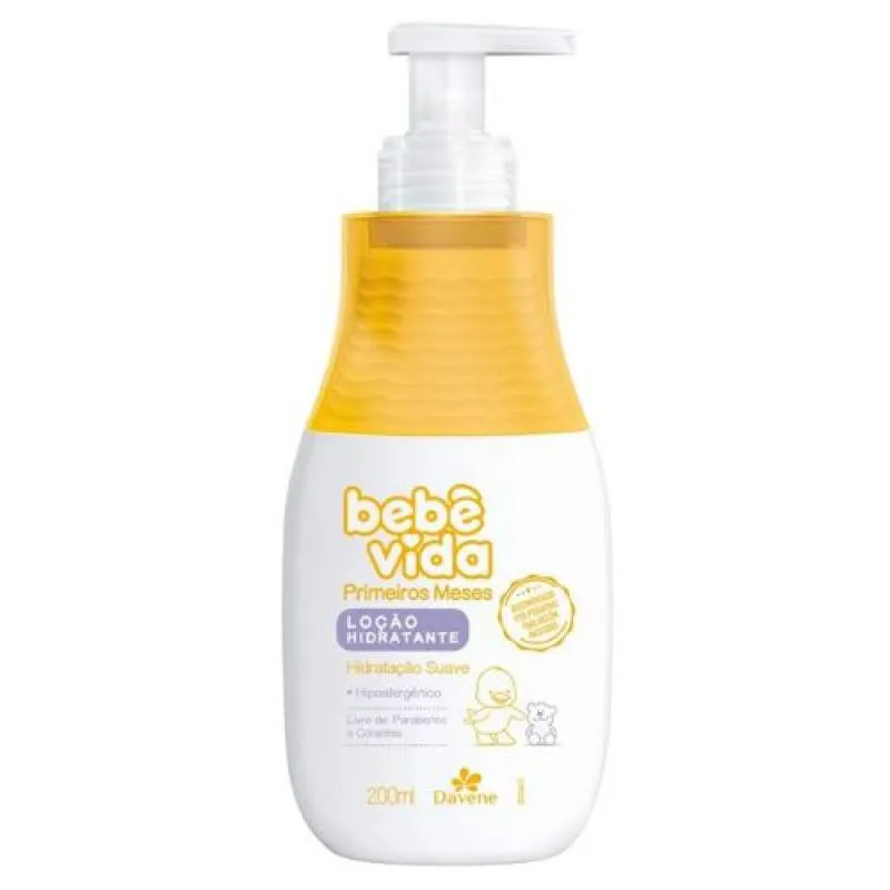 LOçãO HIDRATANTE BEBê VIDA 200ML - DAVENE