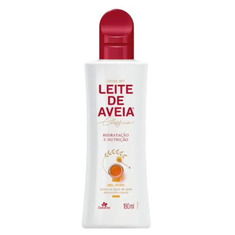 HIDRATANTE CORPORAL LEITE DE AVEIA MEL PURO 180ML - DAVENE