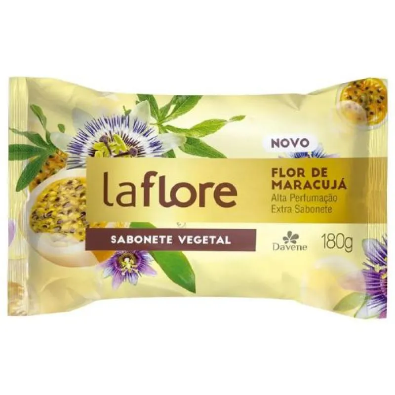 SABONETE VEGETAL FLOR DE MARACUJá LA FLORE 150G - DAVENE