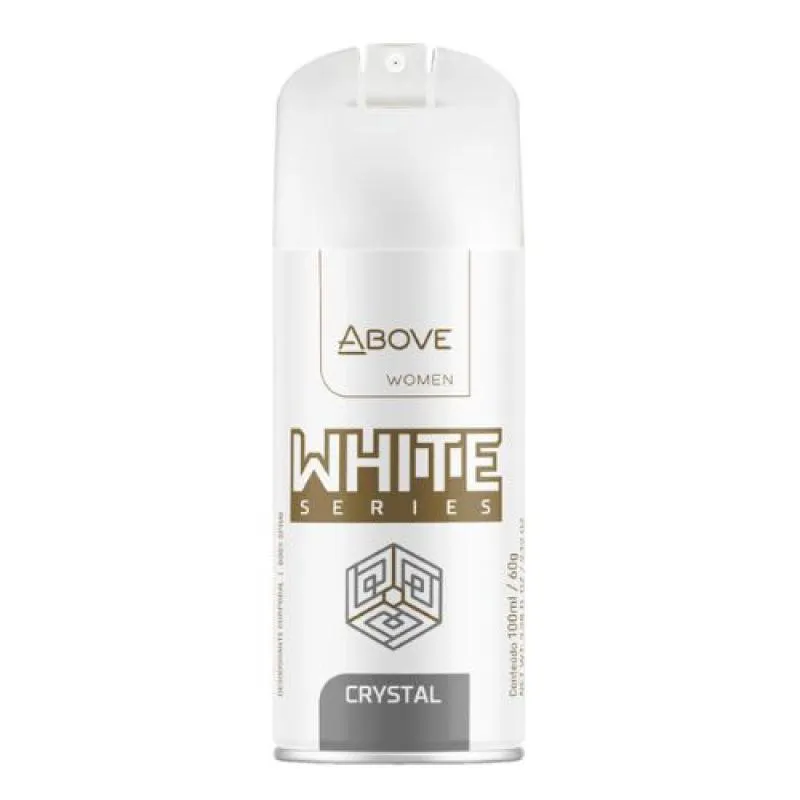 DESODORANTE AERO ABOVE WHITE SERIES WOMAN 100ML CRYSTAL