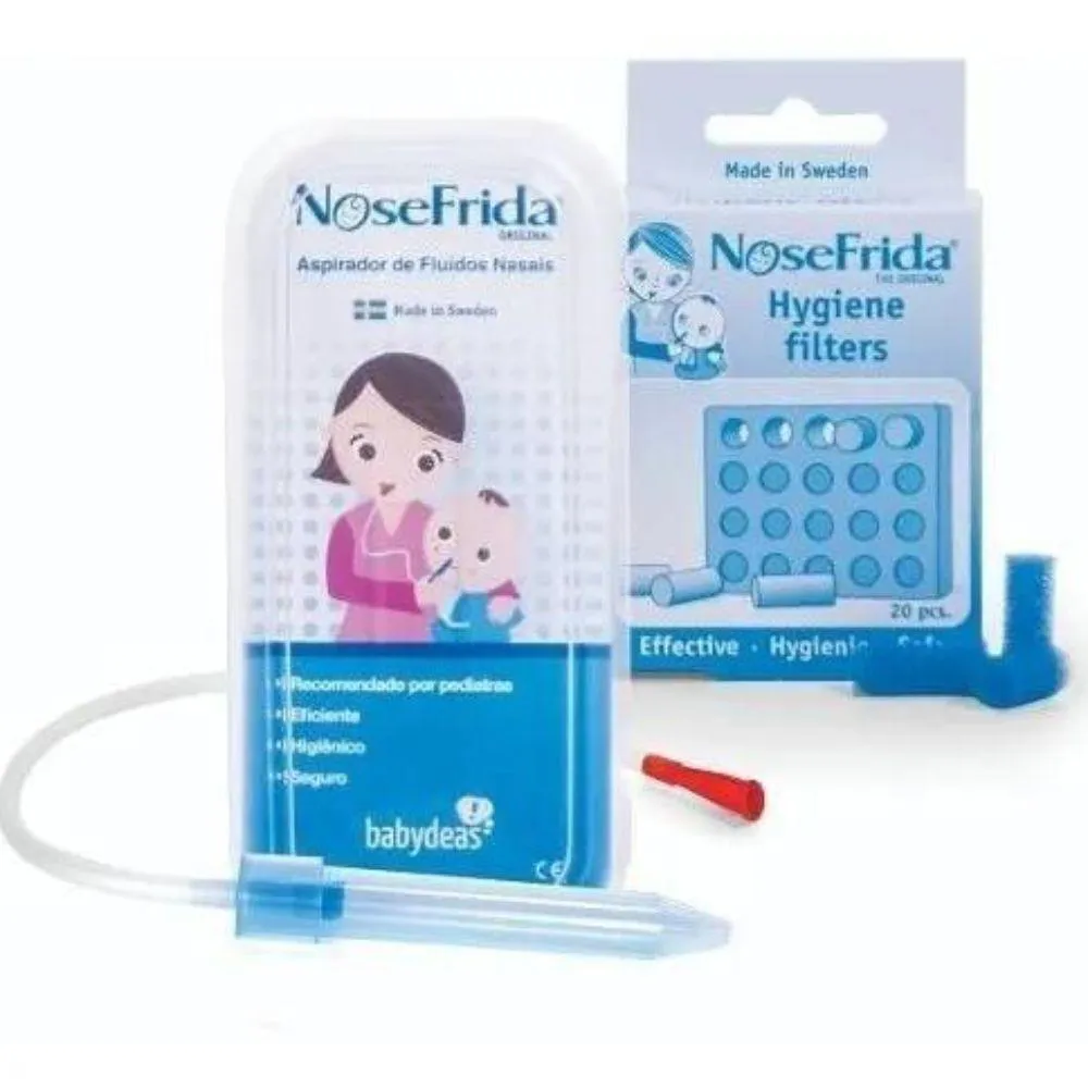 NOSEFRIDA ASPIRADOR NASAL + REFIL - ORIGINAL - BABYDEAS