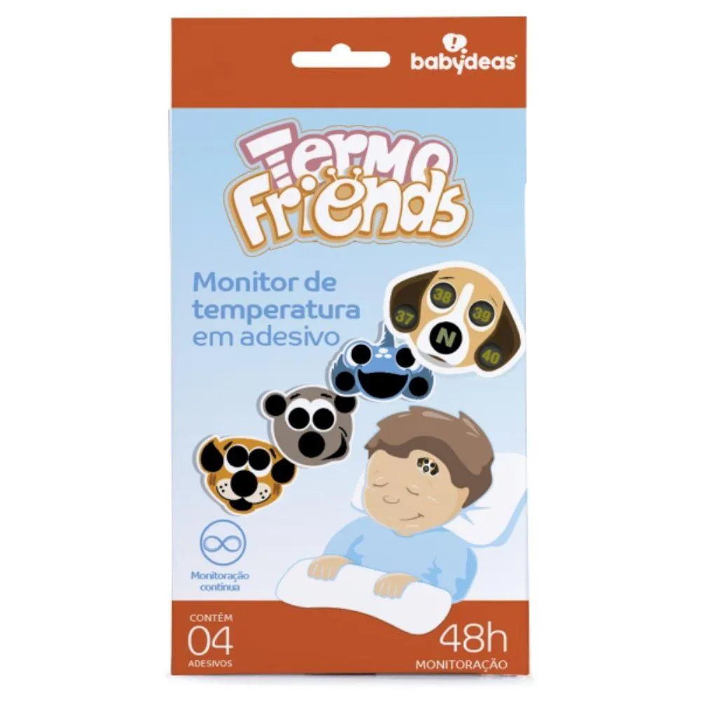 TERMO FRIENDS - ADESIVO MEDIDOR DE TEMPERATURA - BABYDEAS