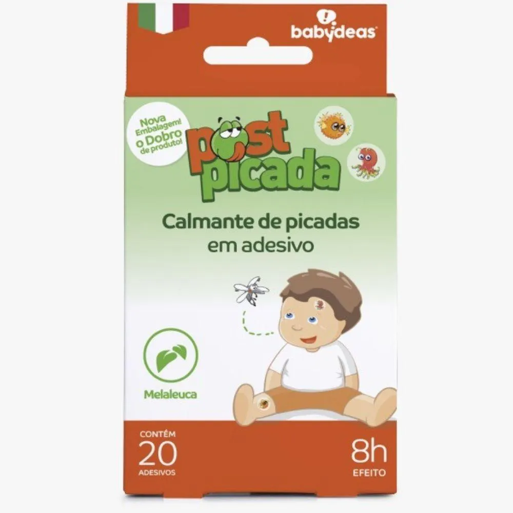 POST PICADA - CALMANTE DE PICADAS EM ADESIVO 20 UN BABYDEAS