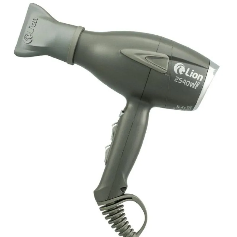 SECADOR DE CABELO COMPACTO LION LS10 2540W CINZA CHUMBO 220v | Droga Raia