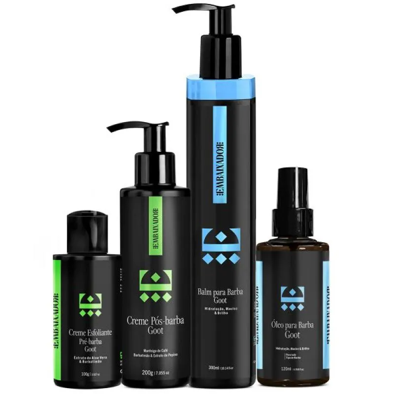 KIT BARBOTERAPIA BANCADA GOOT BALM ÓLEO EMBAIXADOR 300ml
