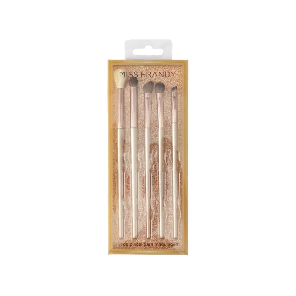 KIT PINCEL PARA MAQUIAGEM KIT COM 5 PINCéIS