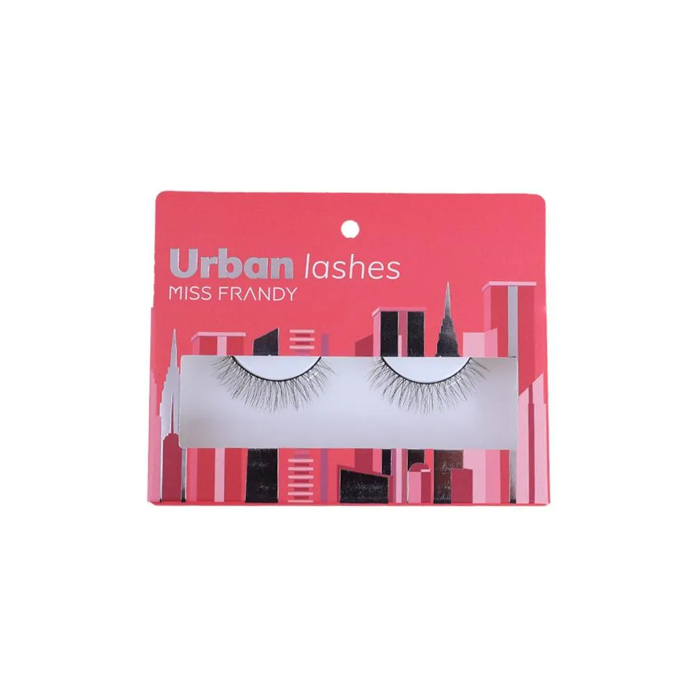 CíLIO POSTIçO MISS FRANDY URBAN LASHES BASE PRETA MODELO 0712