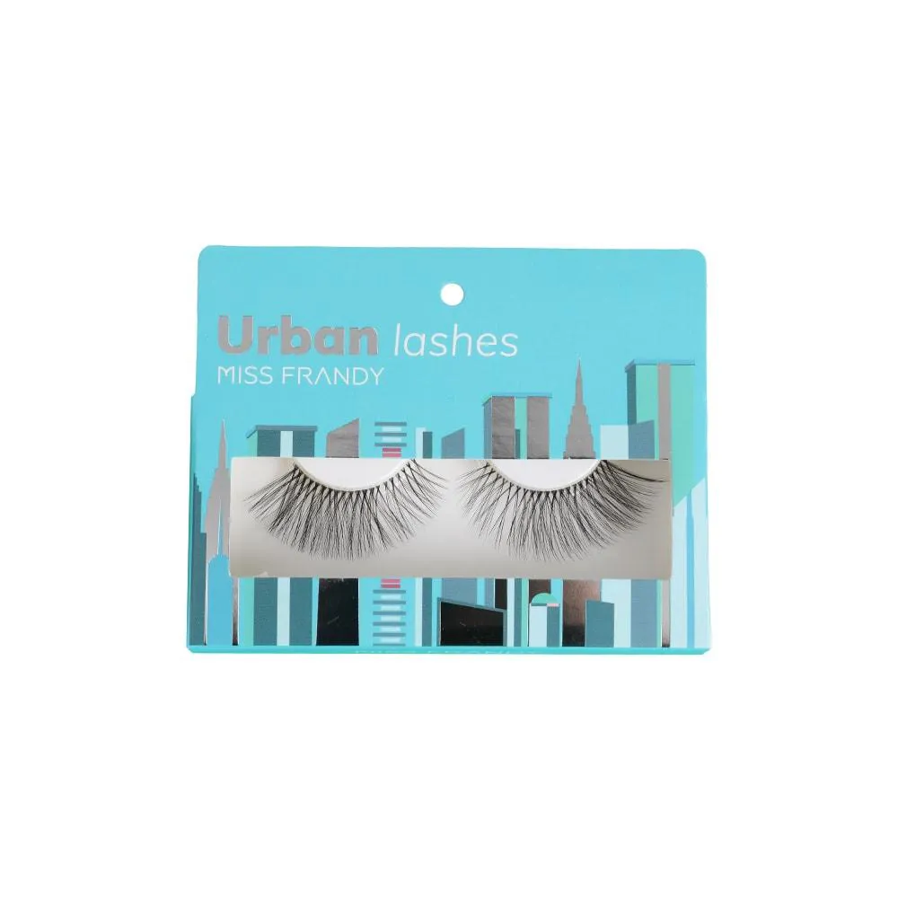 CíLIO POSTIçO MISS FRANDY URBAN LASHES BASE TRANSPARENTE MODELO 0714