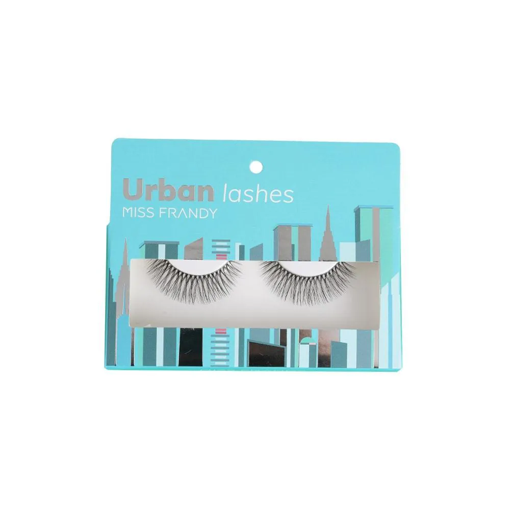 CíLIO POSTIçO MISS FRANDY URBAN LASHES BASE TRANSPARENTE MODELO 0715