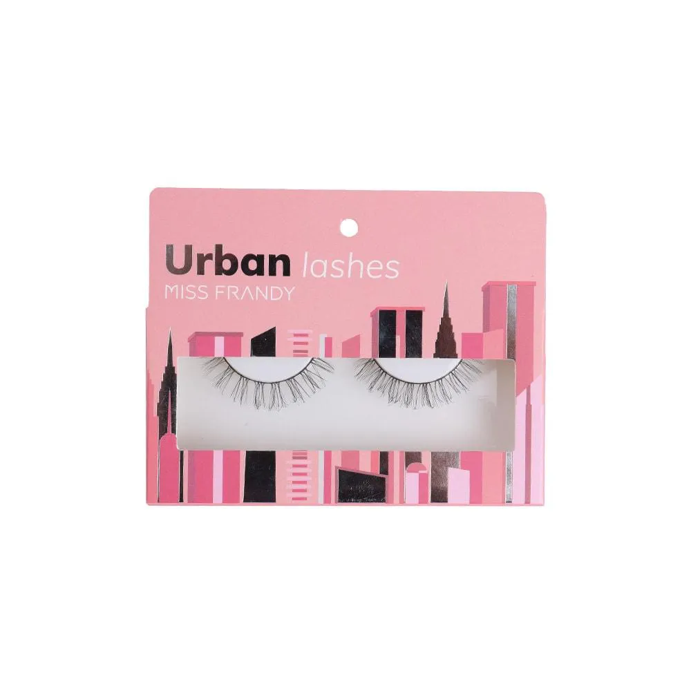 CíLIO POSTIçO MISS FRANDY URBAN LASHES BASE PRETA MODELO 0719