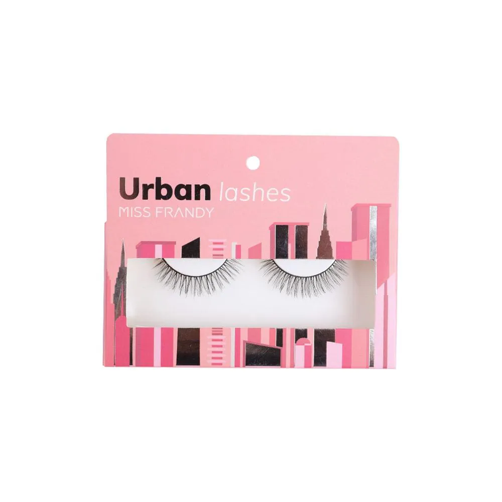 CíLIO POSTIçO MISS FRANDY URBAN LASHES BASE PRETA MODELO 0720