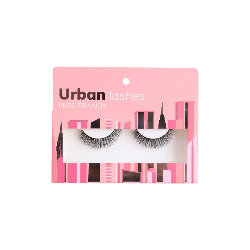 CíLIO POSTIçO MISS FRANDY URBAN LASHES BASE PRETA MODELO 0721