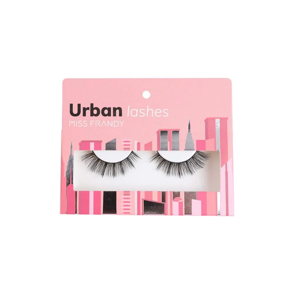 CíLIO POSTIçO MISS FRANDY URBAN LASHES BASE PRETA MODELO 0723