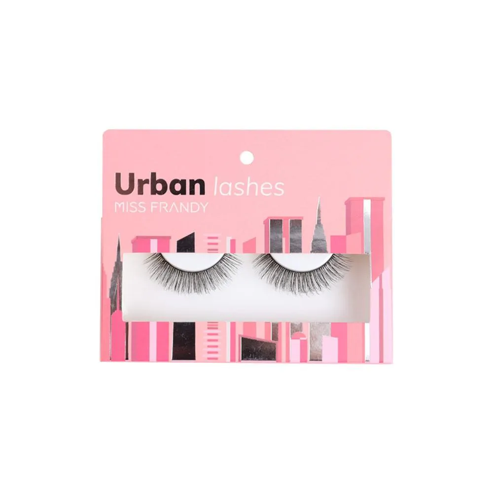 CíLIO POSTIçO MISS FRANDY URBAN LASHES BASE PRETA MODELO 0724