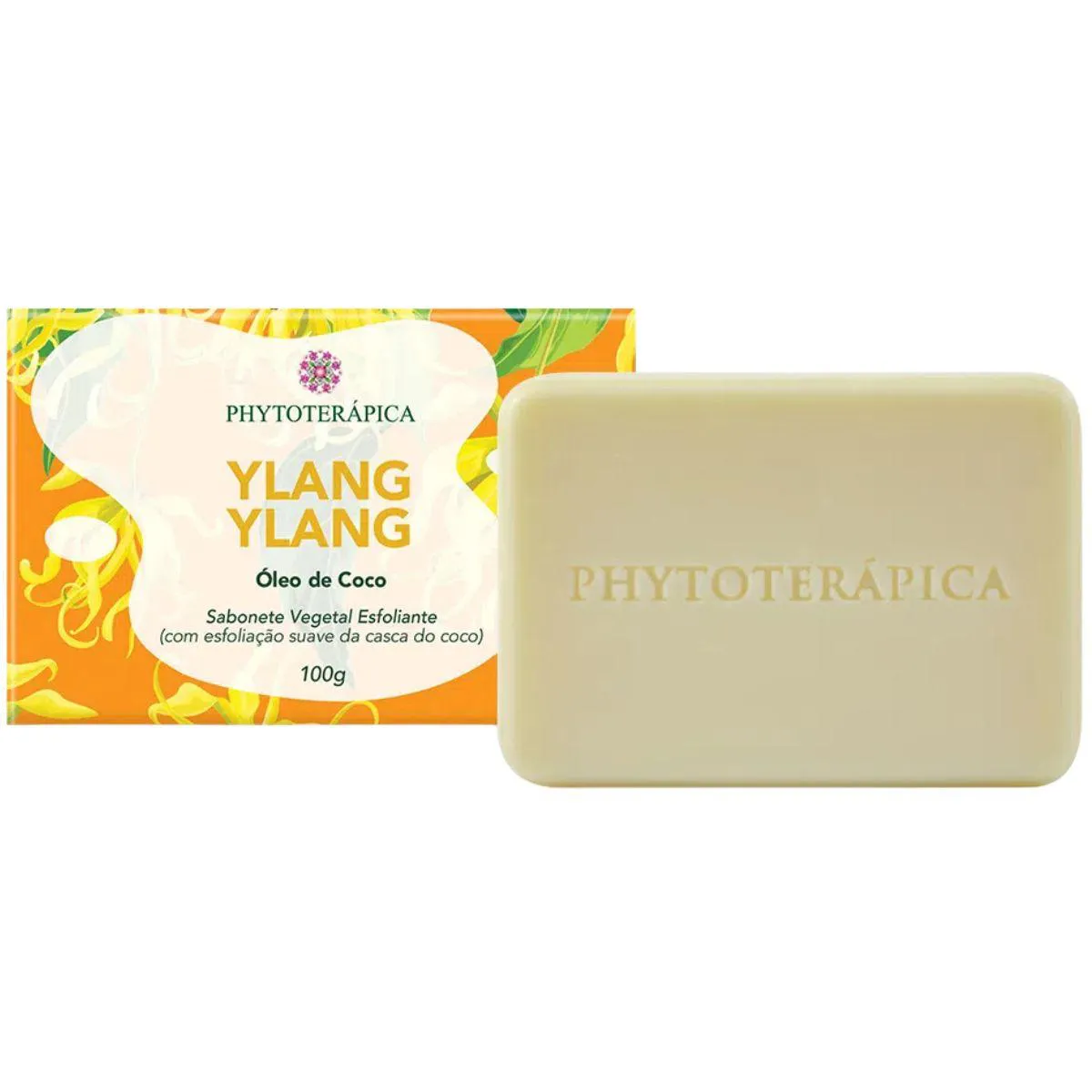 SABONETE VEGETAL ESFOLIANTE YLANG YLANG & ÓLEO DE COCO 100G