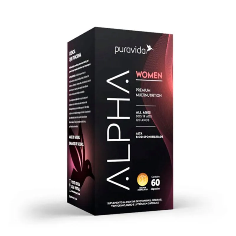 NEW ALPHA WOMEN PURAVIDA 60CAPS