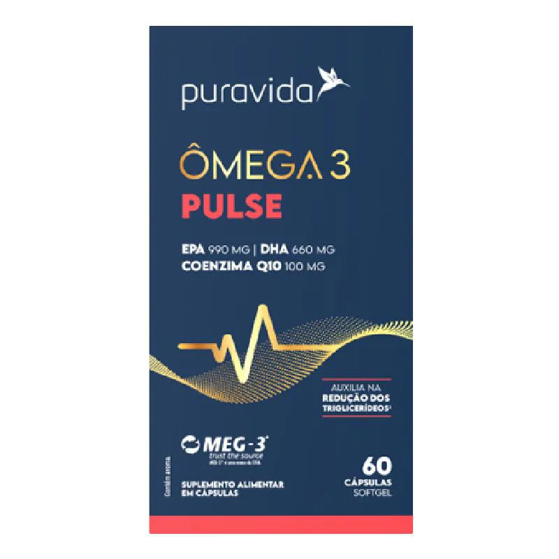 ÔMEGA 3 PULSE PURAVIDA 60CAPS