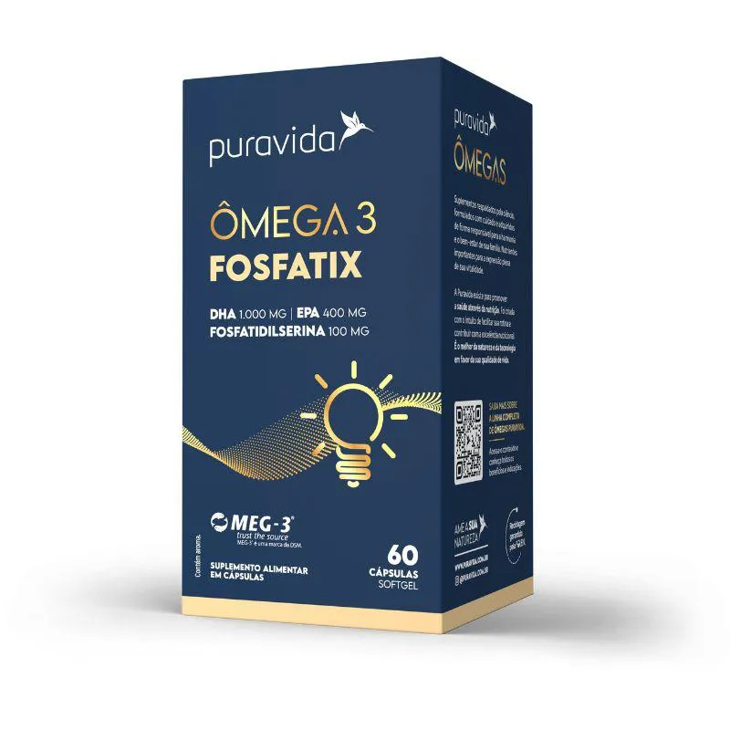 ÔMEGA 3 FOSFATIX PURAVIDA 60CAPS