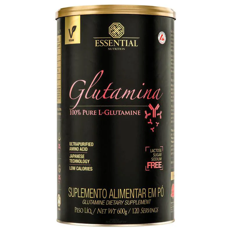 GLUTAMINA 100% PURE ESSENTIAL NUTRITION 600G