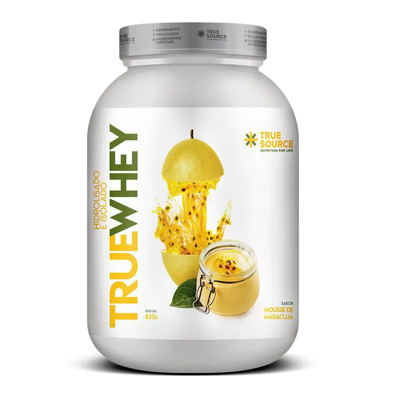 WHEY MOUSSE DE MARACUJá 837G - TRUE SOURCE