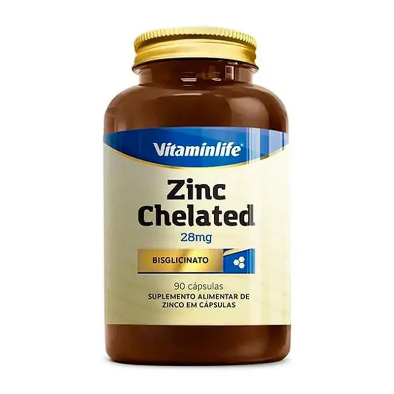 ZINCO CHELATED VITAMINLIFE-  90 CáPSULAS