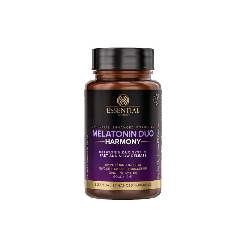 MELATONIN DUO HARMONY ESSENTIAL NUTRITION 120CAPS