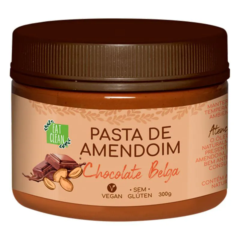 PASTA CASTANHA CAJU CHOCOLATE BELGA 300G - EAT CLEAN