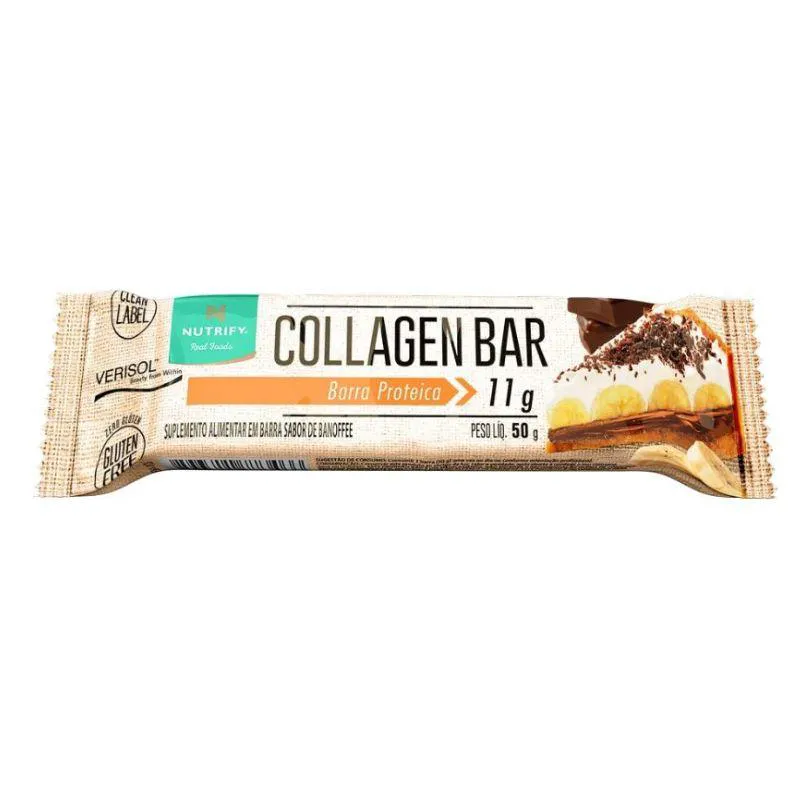 COLLAGEN BAR BANOFFEE NUTRIFY 50G