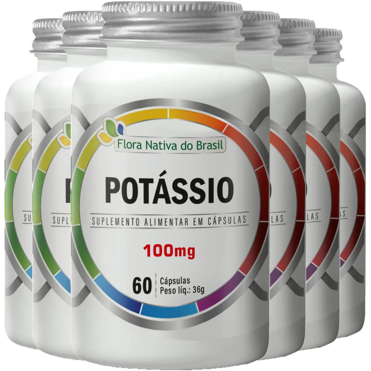 POTáSSIO MULTIVITA 6 X 60 CáPSULAS - FLORA NATIVA